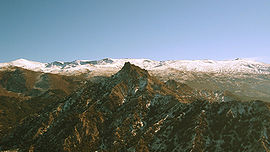 Sierra Nevada con el Trevenque en primer plano.