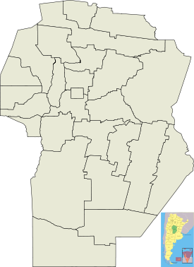 Localización de Ciudad de Río Cuarto en Provincia de Córdoba (Argentina)