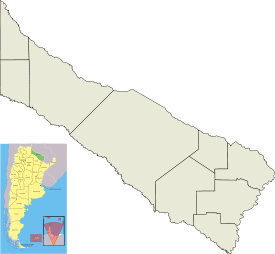 Localización de Laguna Blanca (Formosa) en Provincia de Formosa