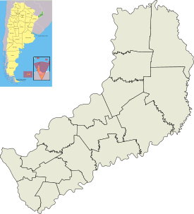 Localización de Los Helechos en Provincia de Misiones