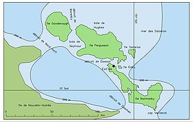 Mapa del archiiélago