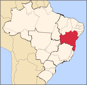 Mapa de Bahia