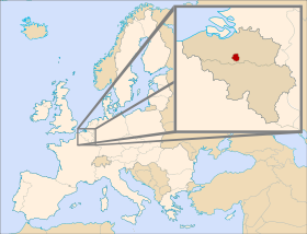 Mapa de Región de Bruselas-Capital