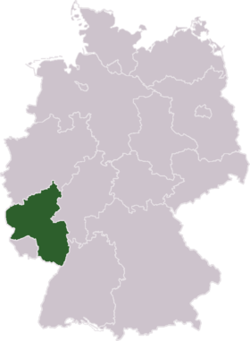 Mapa de Renania-Palatinado