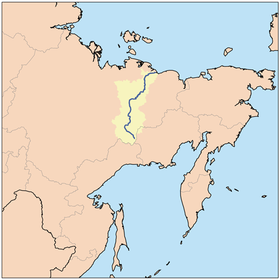 Localización del río Indigirka