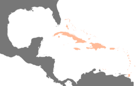 Localización de las Antillas