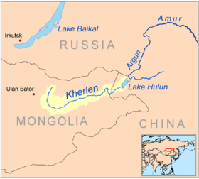 Localización del río Kerulen
