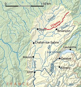 Curso del río Ognon