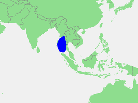 Localización del mar de Andamán.