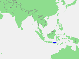 Localización del mar de Bali.
