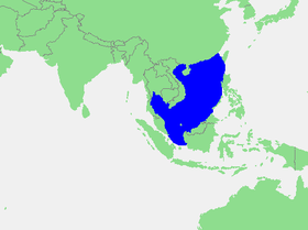 Localización del mar de la China Meridional.