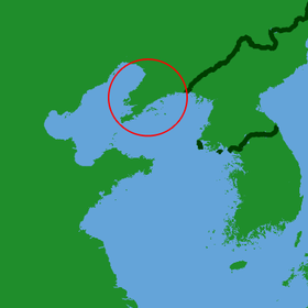 Localización de la península