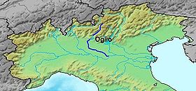 Localización del río Oglio