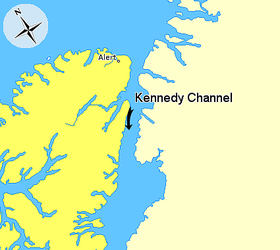      Nunavut (principalmente, Isla Ellesmere)     Groenlandia