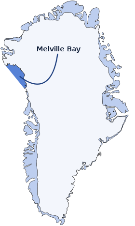 Localización de la bahía Melville