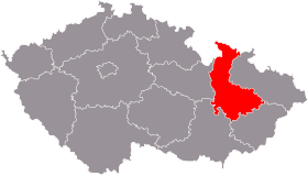Mapa de Región de Olomouc