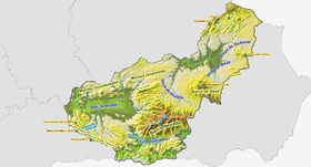 Localización del río Alhama  (provincia de Granada)