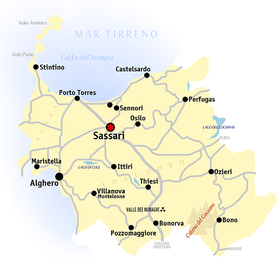Región del golfo (provincias de Sassari)
