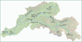 Cuenca del Yukon y principales afluentes