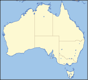 Ubicación en Australia