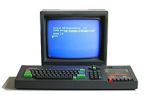 Amstrad CPC 464, with CTM644 colour monitor