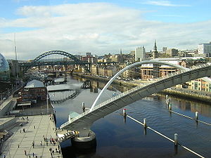 Puentes sobre el río Tyne.