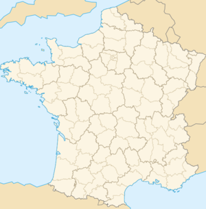Ubicación de Niza en Francia