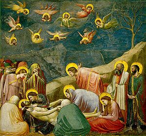 Giotto - Scrovegni - -36- - Lamentation (The Mourning of Christ).jpg