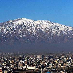 Vista de la ciudad de Kabul