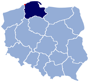 Localización de Ustka