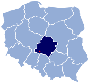 Localización de Wieluń