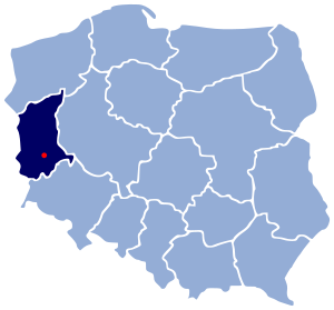 Localización de Zielona Góra