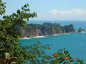 Vista del Parque Nacional Manuel Antonio