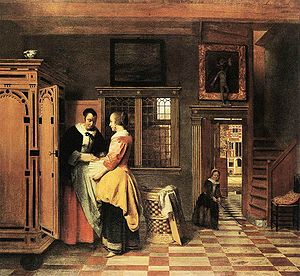 Pieter de Hooch - At the Linen Closet.jpg