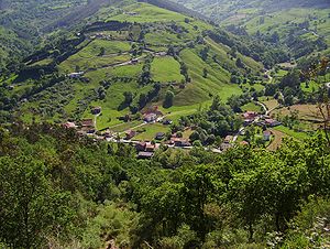 Vista de la localidad de Rubalcaba.