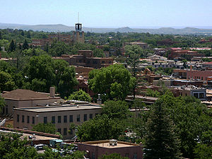 Vista de la Ciudad de Santa Fe, Nuevo México