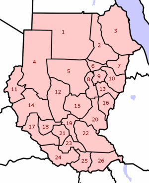 Sudan states numbered.png