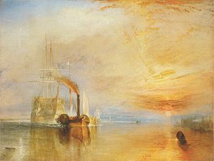 Turner, J. M. W. - The Fighting Téméraire tugged to her last Berth to be broken.jpg
