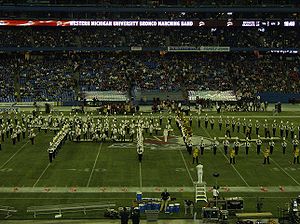 WMU Marching Band at International Bowl in TO.JPG