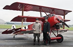 WWI reenactment with Fokker Dr.I.jpg