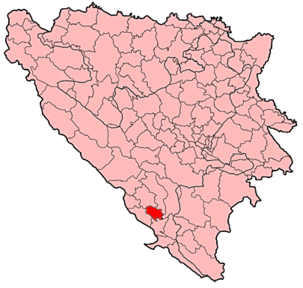 Ubicación de Čitluk