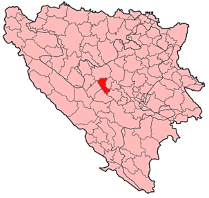 Ubicación de Novi Travnik
