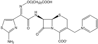 Ceftazidima chemical structure