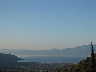 Trichonida Lake, Etoloakarnania, Greece - View upon the lake.jpg