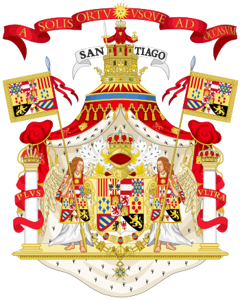 Full Ornamented Royal Coat of Arms of Spain (1761-1868 and 1874-1931).svg