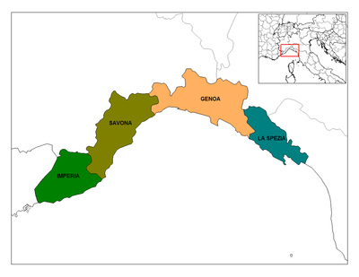 Provincias de Liguria