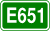 Tabliczka E651.svg