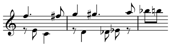 Berg's constructive rhythm