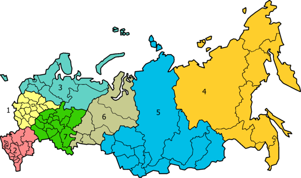 Distritos Federales de la Federación Rusa