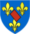 Escudo de armas de la Casa de Condé hasta 1588.